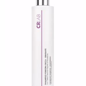 CRLAB Anti-Dandruff Moisturizing Shampoo in white bottle with silver metallic cap