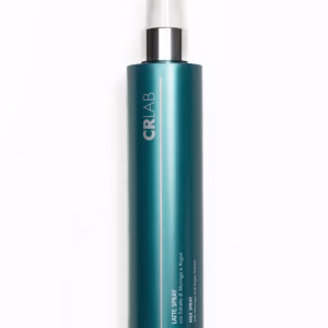 CRLAB Hair Milk Spray in teal bottle with white and metallic spray pump