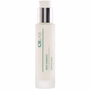 CRLAB Nutritive Hair Serum in translucent bottle with white and silver pump